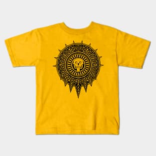 Aztec Death Stone Kids T-Shirt